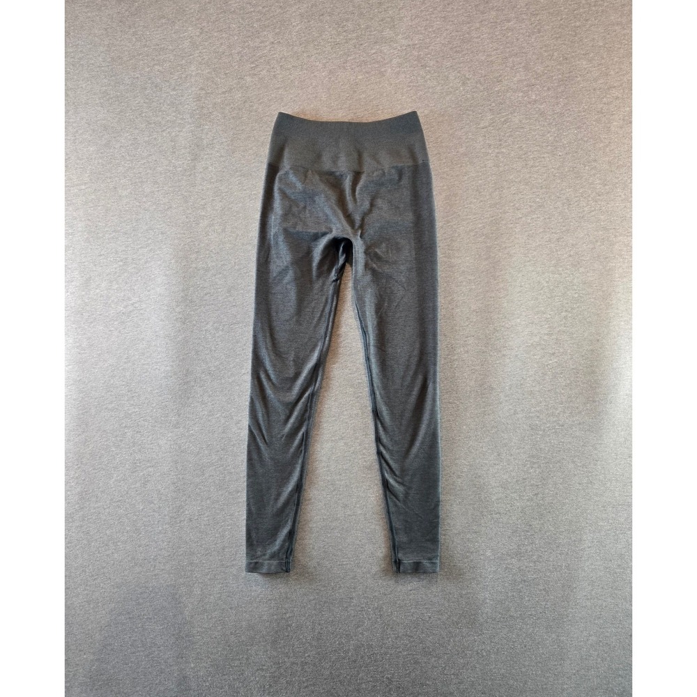 Alphalete Amplify Leggings Women Small Gray Scrunch Seamless High Waist Gym